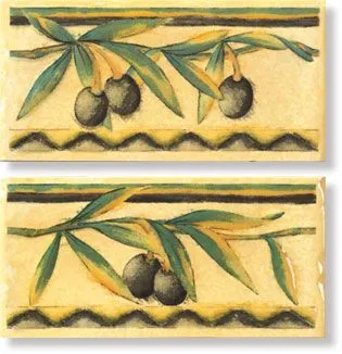 Бордюр Cenefa Olivo Amarillo