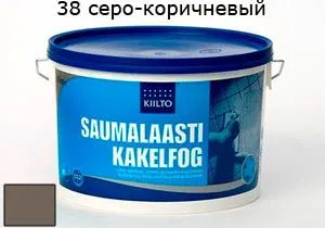 Затирка для швов Saumalaasti № 38 (3 кг) серо-коричневый