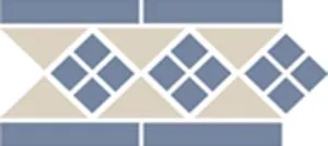 Бордюр Border LISBON with 1 strip (Tr.16, Dots 11, Strips 11)