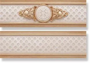 Бордюр Cenefa Louvre Mix Gold (комп. из 2 шт)