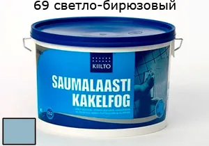 Затирка для швов Saumalaasti № 69 (3 кг) светло-бирюзовый