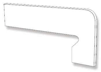 Плинтус Zan.Atlas Mariola Der. правый