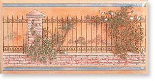 Бордюр Cenefa Monterrey Marron