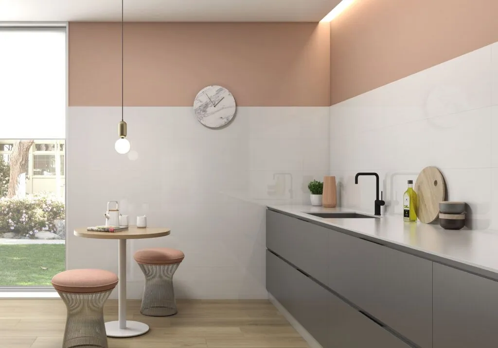 Белый керамогранит Pamesa в интерьере