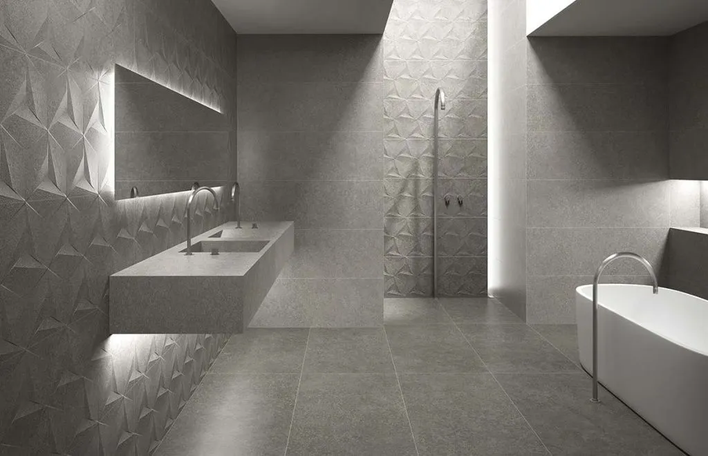 Структурированный керамогранит с поразительными микрорельефом