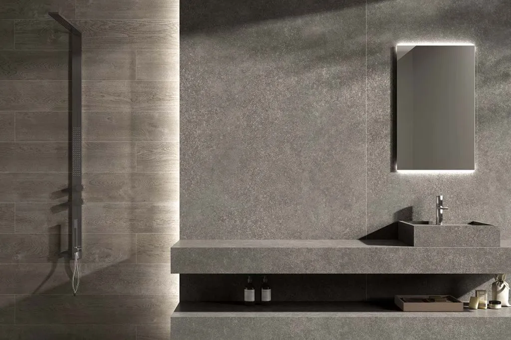 Керамогранит под цемент - простота, элегантность и высокая функциональность