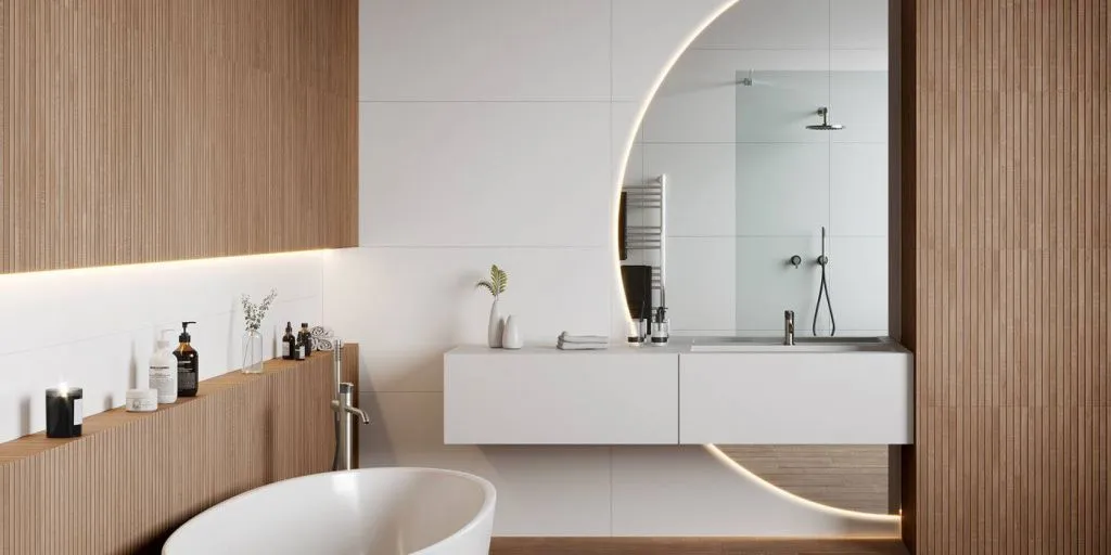 Чтобы добиться визуального простора, отдайте предпочтение светлому тону в основной отделке.