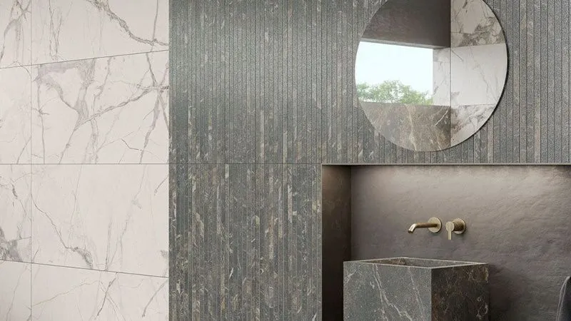 Керамогранит с рельефом, коллекция Marblefull