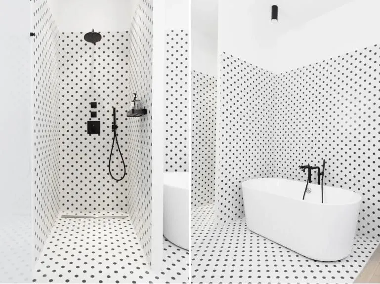 мозаика DOTS в интерьере