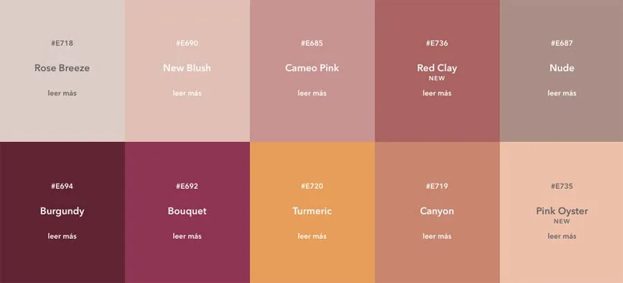 На первом фото интерьер "Alta Pintura" - проект CuldeSac Venture, на втором палитра "Red Revelation"