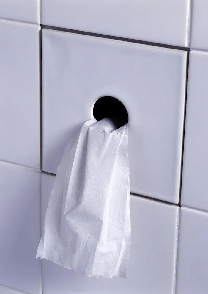 На фото сверху: разве это не идеальный держатель для туалетной бумаги? Несомненно!