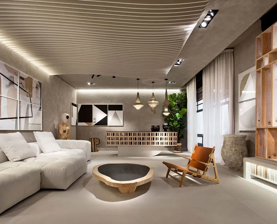 Интерьер в нейтральных тонах может быть таким же теплым и привлекательным, как и его более красочные аналоги.