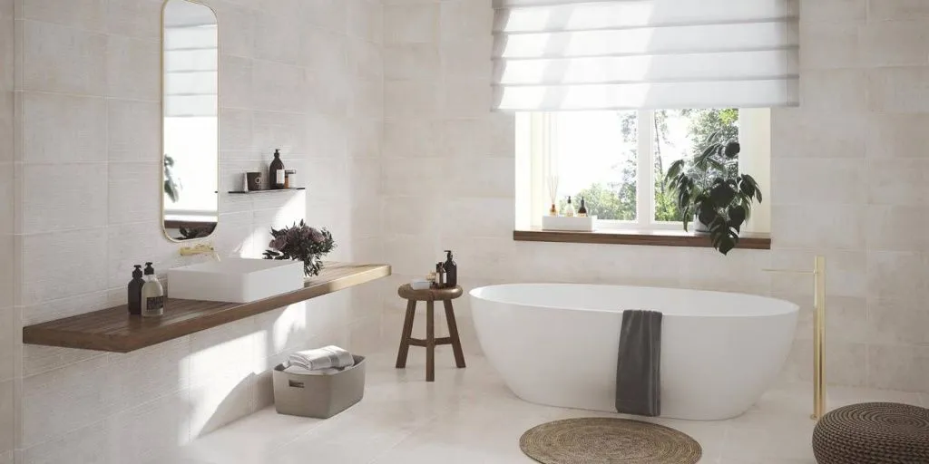 Бежевый вне времени и способен сделать оформление более теплым.