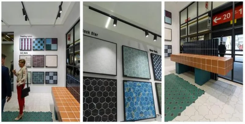 Керамогранит Cevica на выставке