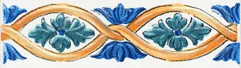 Настенный бордюр STG\A492\1146 Капри майолика