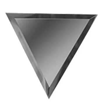 "Зеркальная  графитовая  плитка ""ПОЛУРОМБ"" с фацетом  10 мм (РЗГ1-02(вн))"