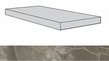 Ступень угловая 620070001332 Allure Grey Beauty Scal.120 Angolare Dx Lap правая