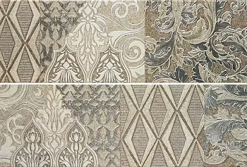 Декор Ros. Composicion living II gris 25x75 25х75