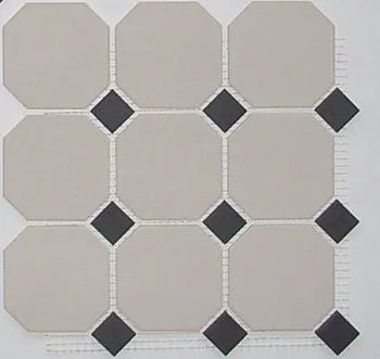 Керамогранит 4416 OCT14-1Ch White OCTAGON 16/Black Dots 14 (4416OCT14)