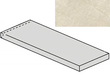 (Italon) Ступень угловая Metropolis Desert Beige Scalino Ang Dx правая Nat (620070002182) 33x120