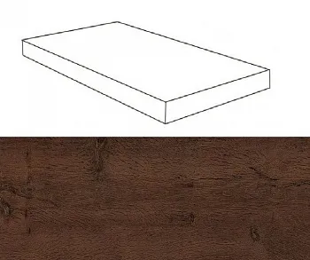 Угловая ступень 620070000872 Oak Reserve Dark Brown Scalino Angolare Sx /Дарк Браун Лс