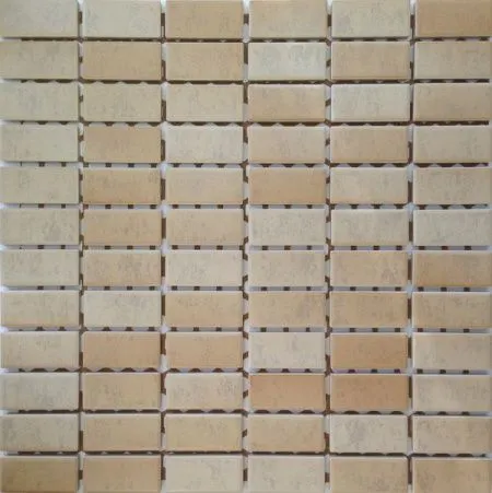 Мозаика из керамики Naturline Beige / Бежевый K515580 чип 2,5х5 сетка (изображение)