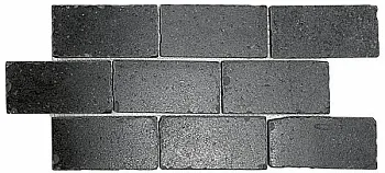 Бордюр мозаичный BR008 Фьорд черный