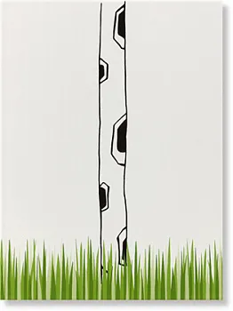 34053 Декор LOUIS & ELLA decor "шея жирафа + трава"