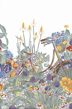 Декор A2516\8188 Утренний пейзаж Велосипед