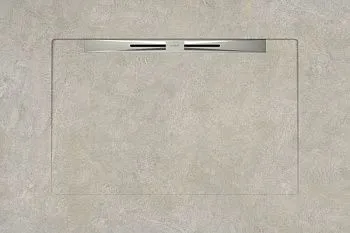 Керамический душевой поддон GEOMETRICS TAUPE SLOPE NOVA LINE