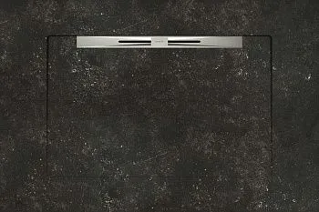 Керамический душевой поддон BELGIUM STONE BLACK - SLOPE NOVA LINE