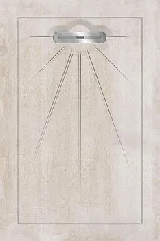 Керамический душевой поддон COSMO WHITE - MULTI LINEAR MASSIVE