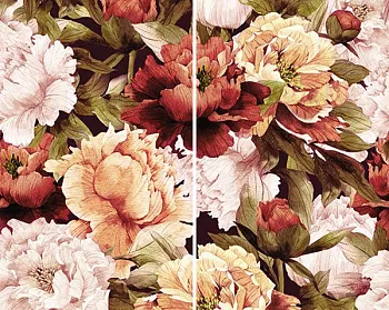 Панно Peony из 2-х плиток