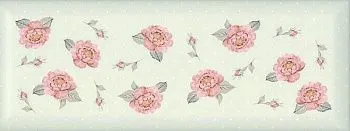 Настенная плитка Веджвуд 15034 N цветы зеленый грань