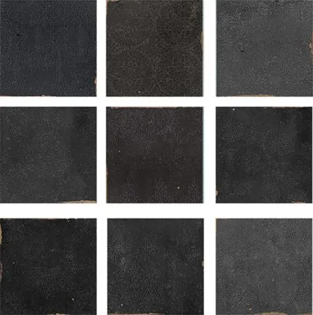 Настенная плитка MESTIZAJE ZELLIGE DECOR GRAPHITE (111360) (изображение)