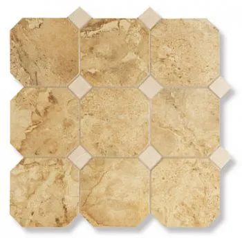 Мозайка MOSAICO NAVONA OTTAGONA GOLD