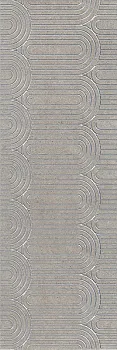 Декор Безана OP/B201/12137R серый обрезной