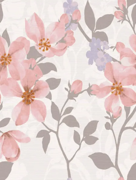 Настенная плитка 1034-0172 Натали Флауэр розовый (изображение)