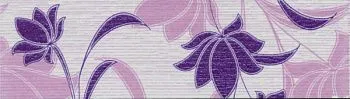Бордюр Laura Flowers сиреневый