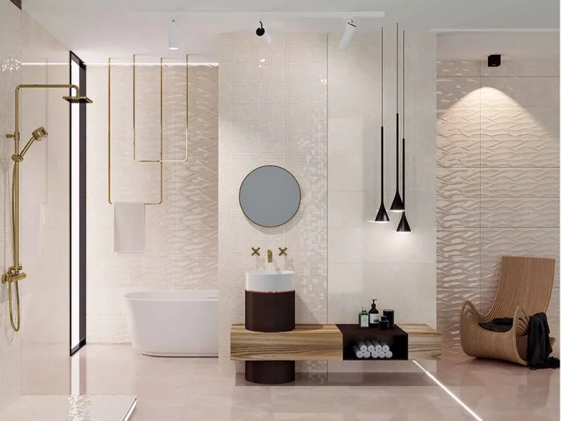 Керамическая плитка CREMA MARFIL от производителя Creto –  фото