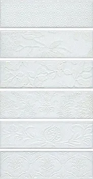 Панно Кампьелло белый AD/A333/6x/2926 (6 частей 8.5х28.5)