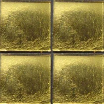 Мозаика Gold 20.FOGL формованное желтое  гладкое