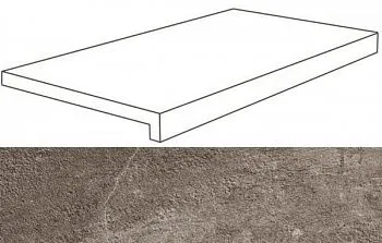 Фронтальная ступень Era Anthracite Scalino Frontale