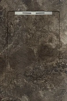 Керамический душевой поддон FOSSIL BROWN - SLOPE LINE