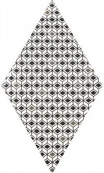 Настенная плитка RHOMBUS WALL PATTERN B&W (22760)