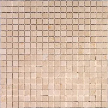 Мозаика CREMA MARFIL 15x15x8 tumbled мрамор