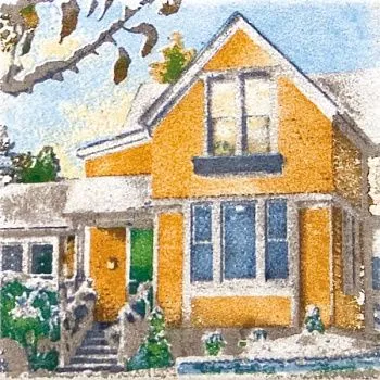 Декор AR10/1221 Домики