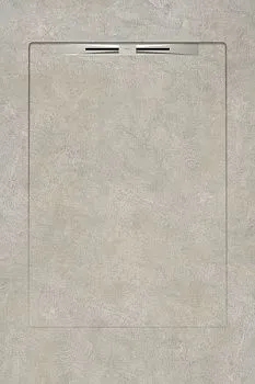 Керамический душевой поддон GEOMETRICS TAUPE SLOPE LINE
