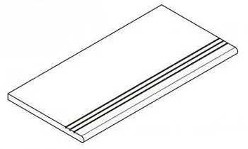 Фронтальная ступень Genesis Silver Gradino Round Grip (620040000092)