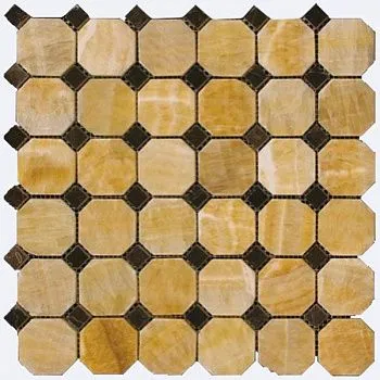 Мозаика мрамор OCTAGON M073+M076-BP10 полированная